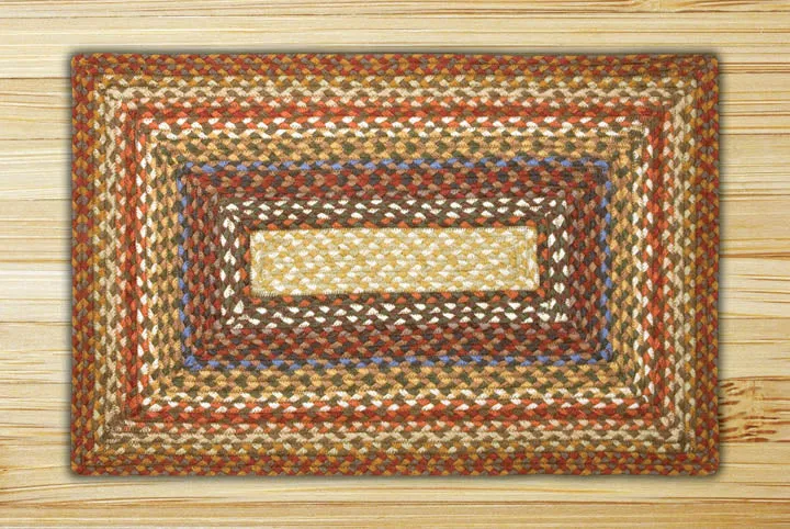 Honey/Vanilla/Ginger C-300 Jute Braided Rug