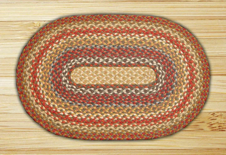 Honey/Vanilla/Ginger C-300 Jute Braided Rug