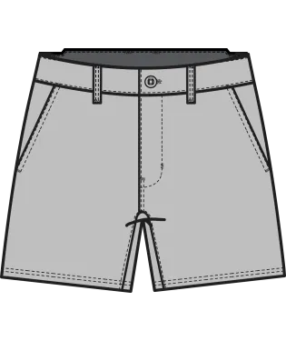 HUK PURSUIT SHORT - OVERCAST GREY
