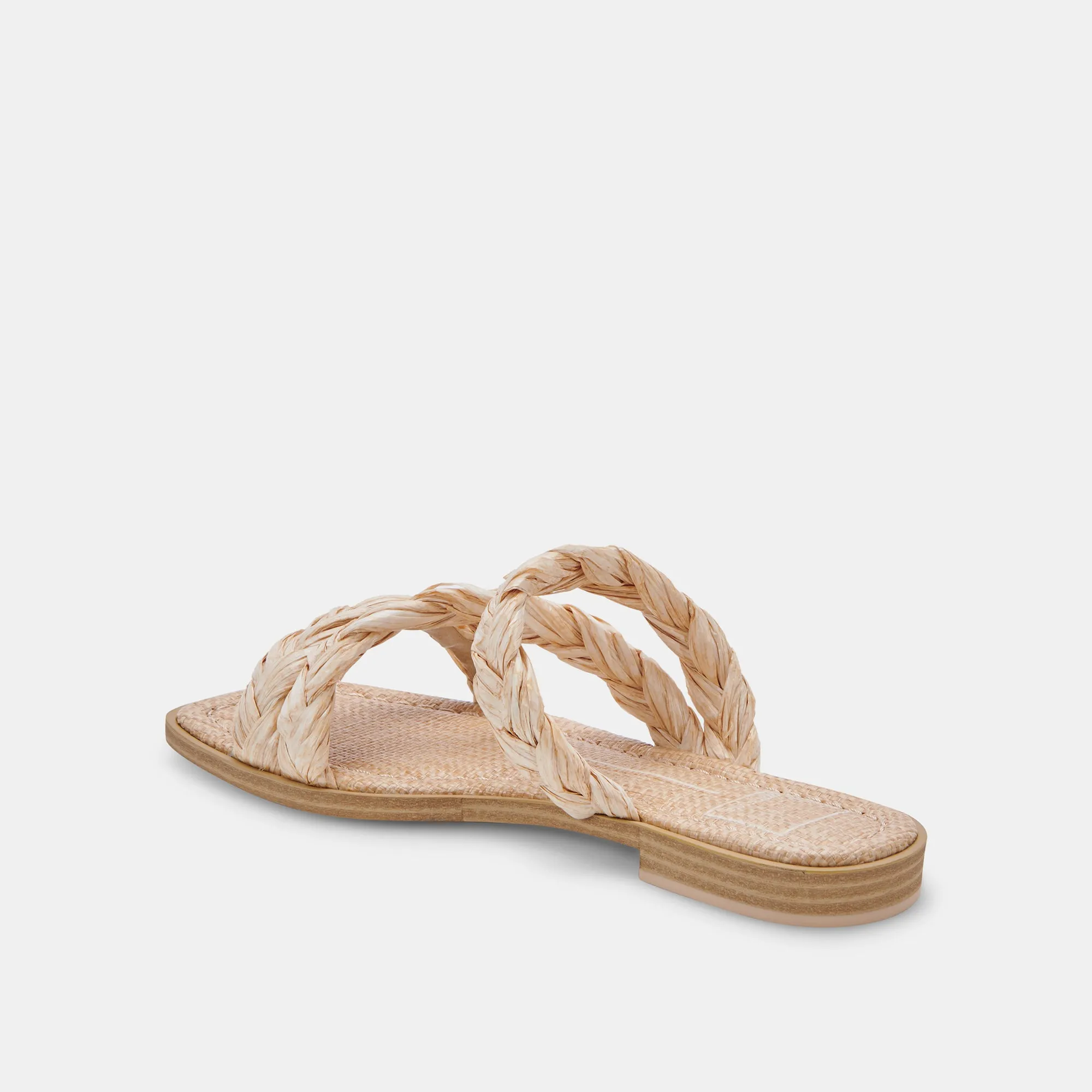 IMAN SANDALS LT NATURAL RAFFIA