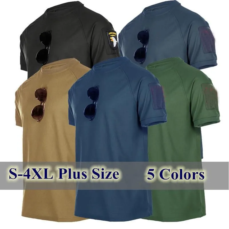 INSTOCK - Men Military Tactical Polos Outdoor Sport Quick Dry
