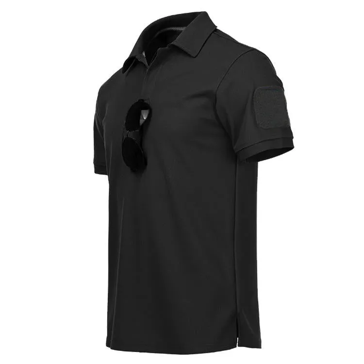 INSTOCK - Men Military Tactical Polos Outdoor Sport Quick Dry