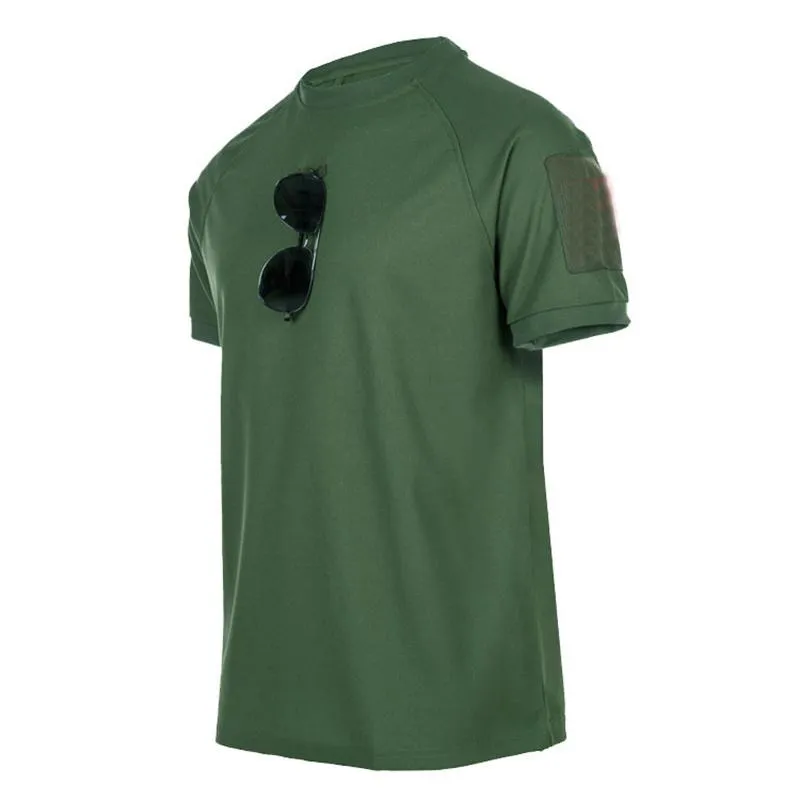 INSTOCK - Men Military Tactical Polos Outdoor Sport Quick Dry