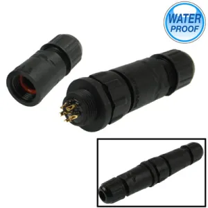 IP68 Shielded 6 Pin M14 Waterproof Connector, Cable Diameter: 2.5-7.5mm   Lead Time: 1~3 Days.