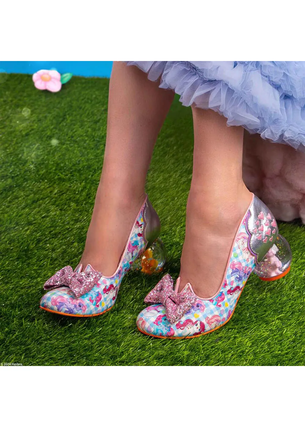 Irregular Choice x My Little Pony Sparkle Heart Pumps Blue