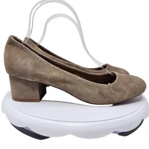 Jeffrey Campbell x Free People Bitsie Heels Nude Suede Pumps Women’s Size 9