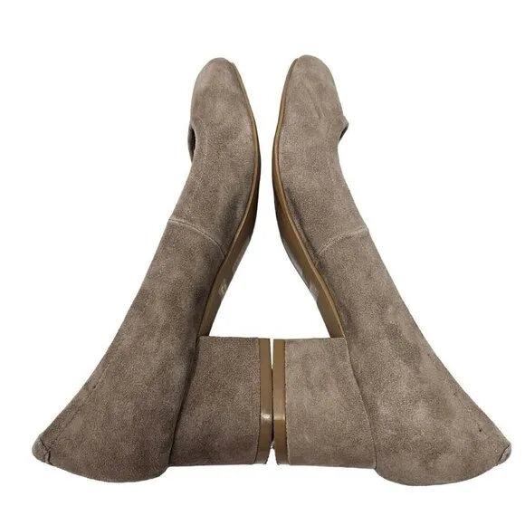 Jeffrey Campbell x Free People Bitsie Heels Nude Suede Pumps Women’s Size 9