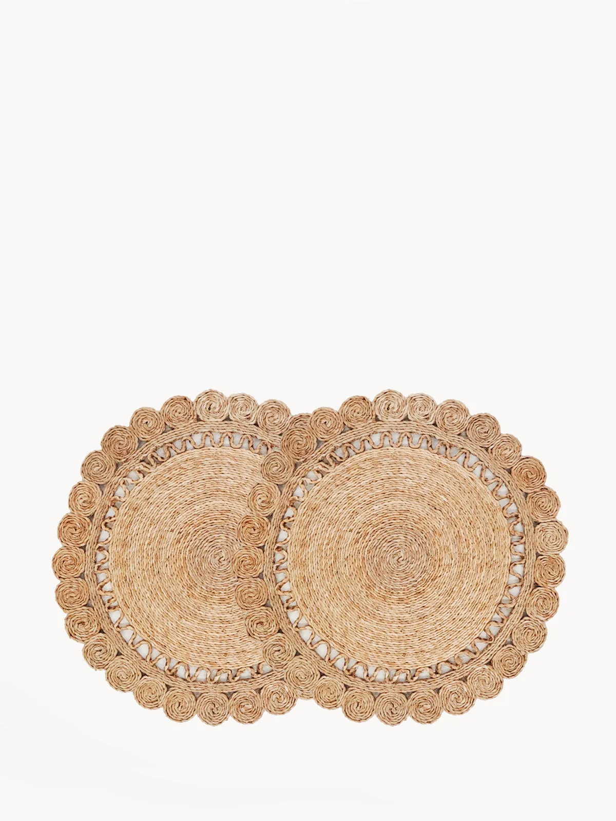 Jute Flower Placemat (Set of 2)