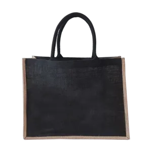 Jute Grocery Shopping Tote- White