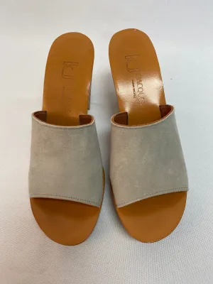 K.Jacques Suede Slide Sandal