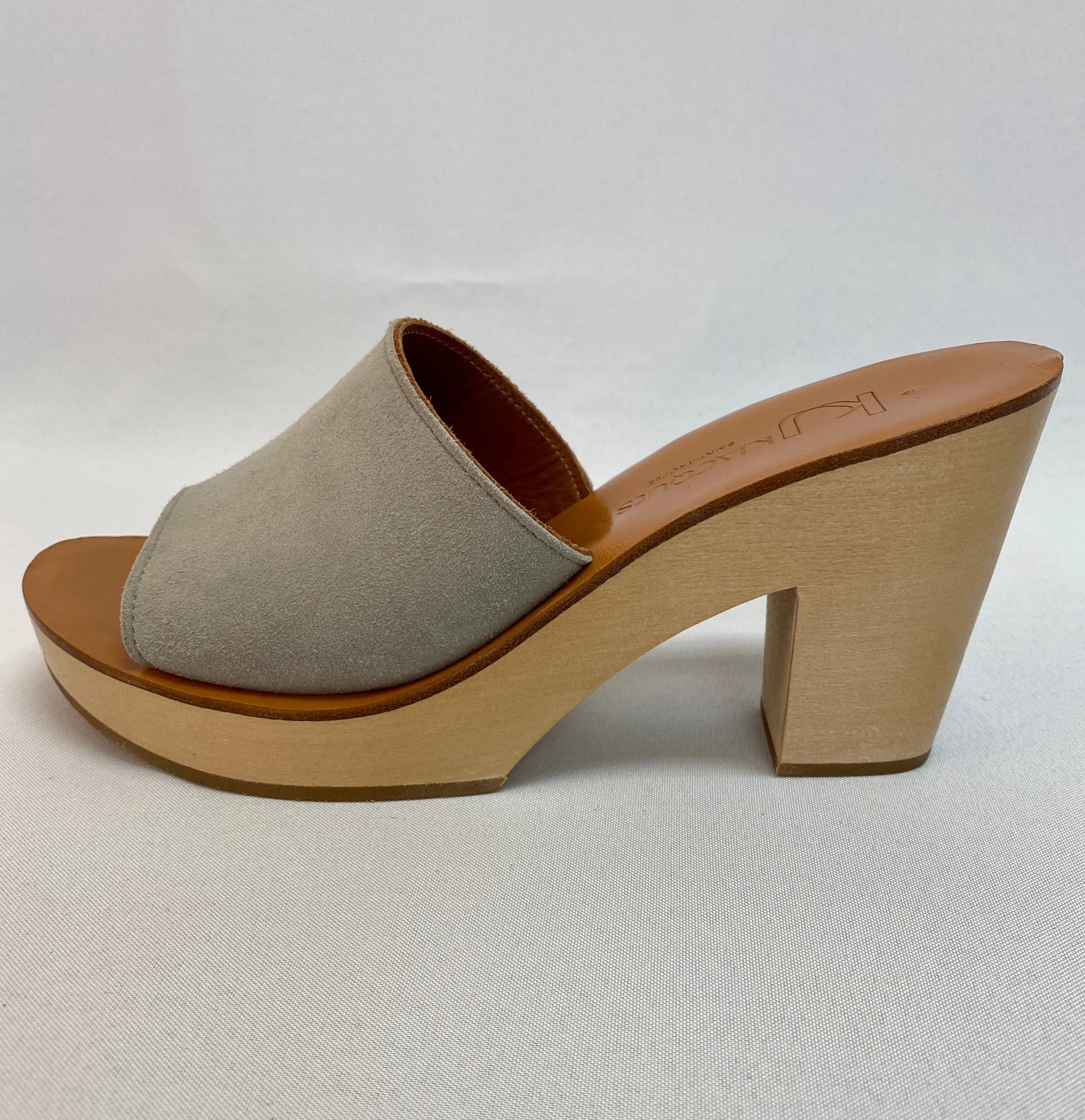 K.Jacques Suede Slide Sandal