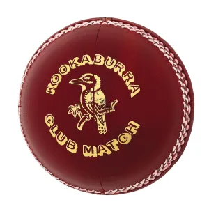 Kookaburra Club Match Red & White Ball 156g