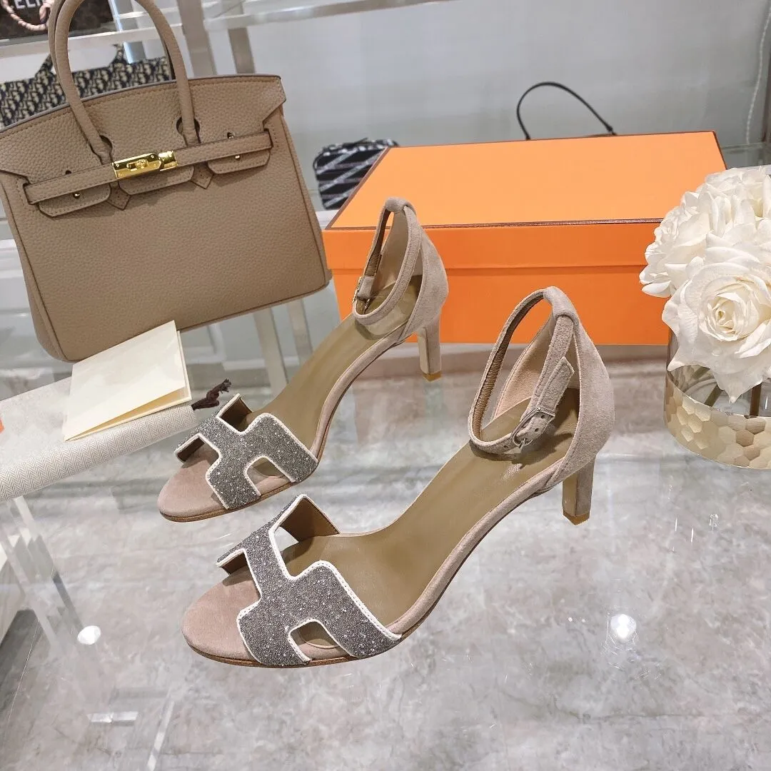 Ladies Shoes Open-Toes Buckle Strap Sandals