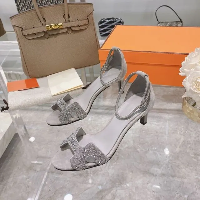 Ladies Shoes Open-Toes Buckle Strap Sandals