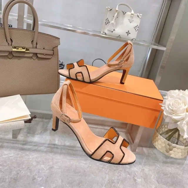 Ladies Shoes Open-Toes Buckle Strap Sandals