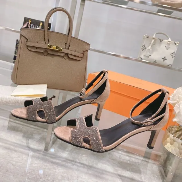 Ladies Shoes Open-Toes Buckle Strap Sandals