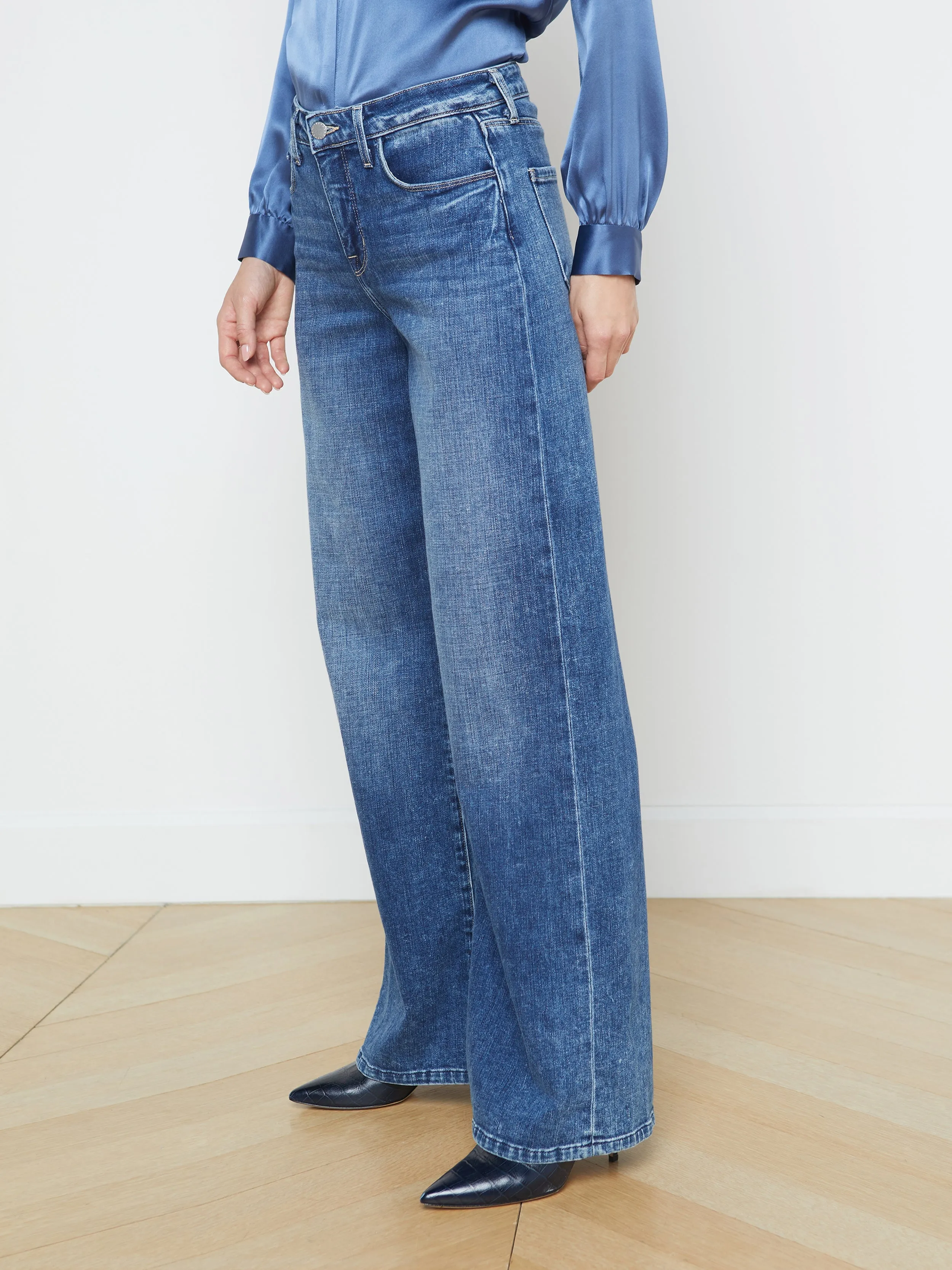 Lagence Alicent Sneaker Wide Leg Jean