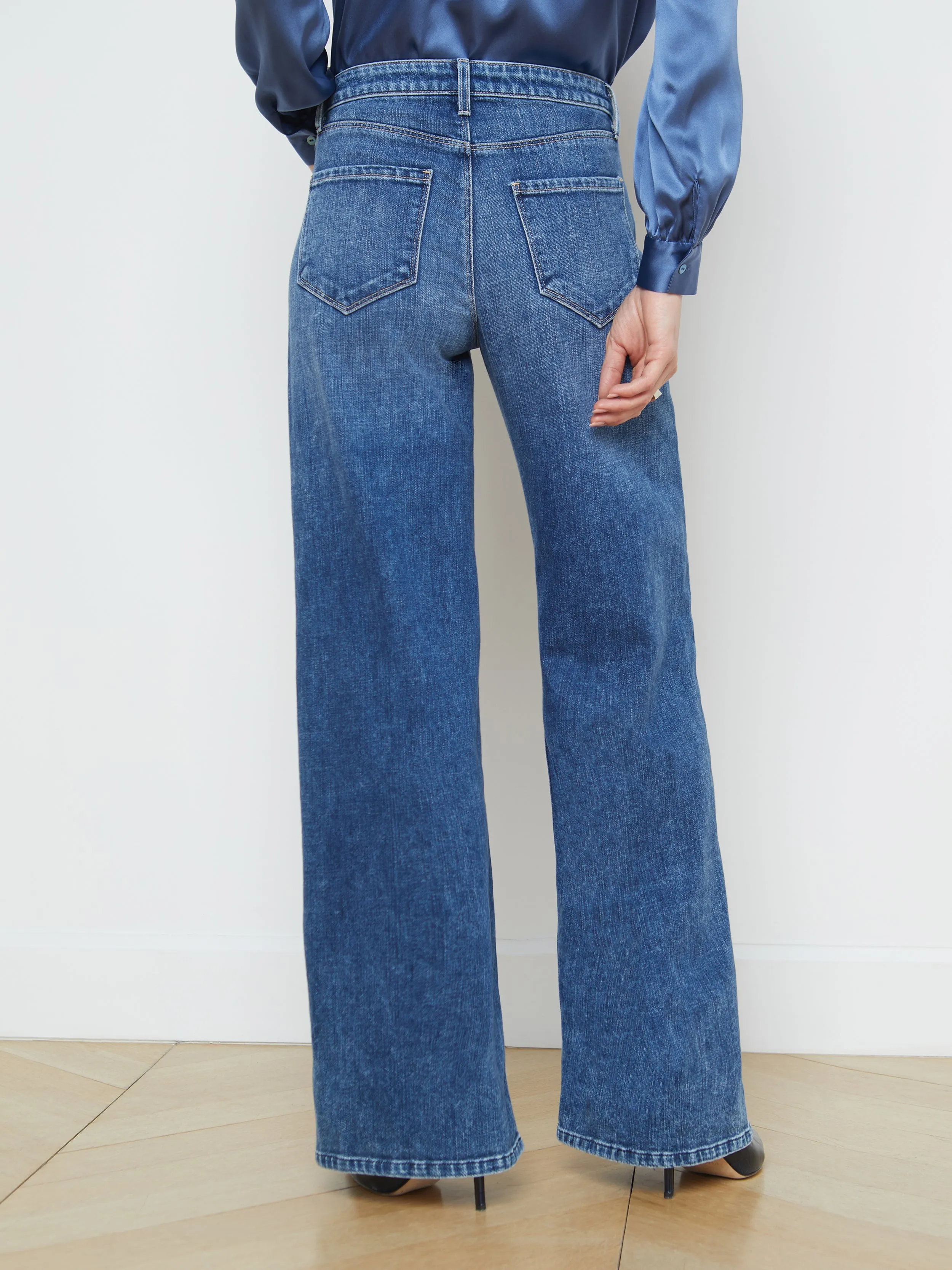 Lagence Alicent Sneaker Wide Leg Jean