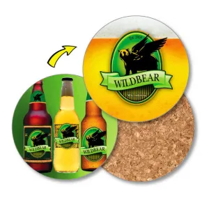Large Round Flip Image lenticular Coaster