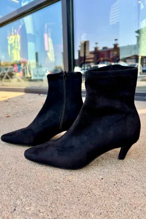 Lean Kitten Bootie- Black- FINAL SALE