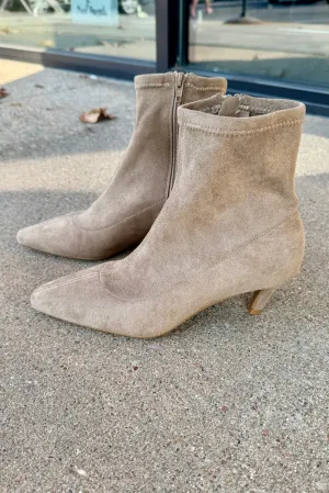 Lean Kitten Bootie- Oat- FINAL SALE