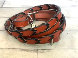 Leather Laced Barrel Reins