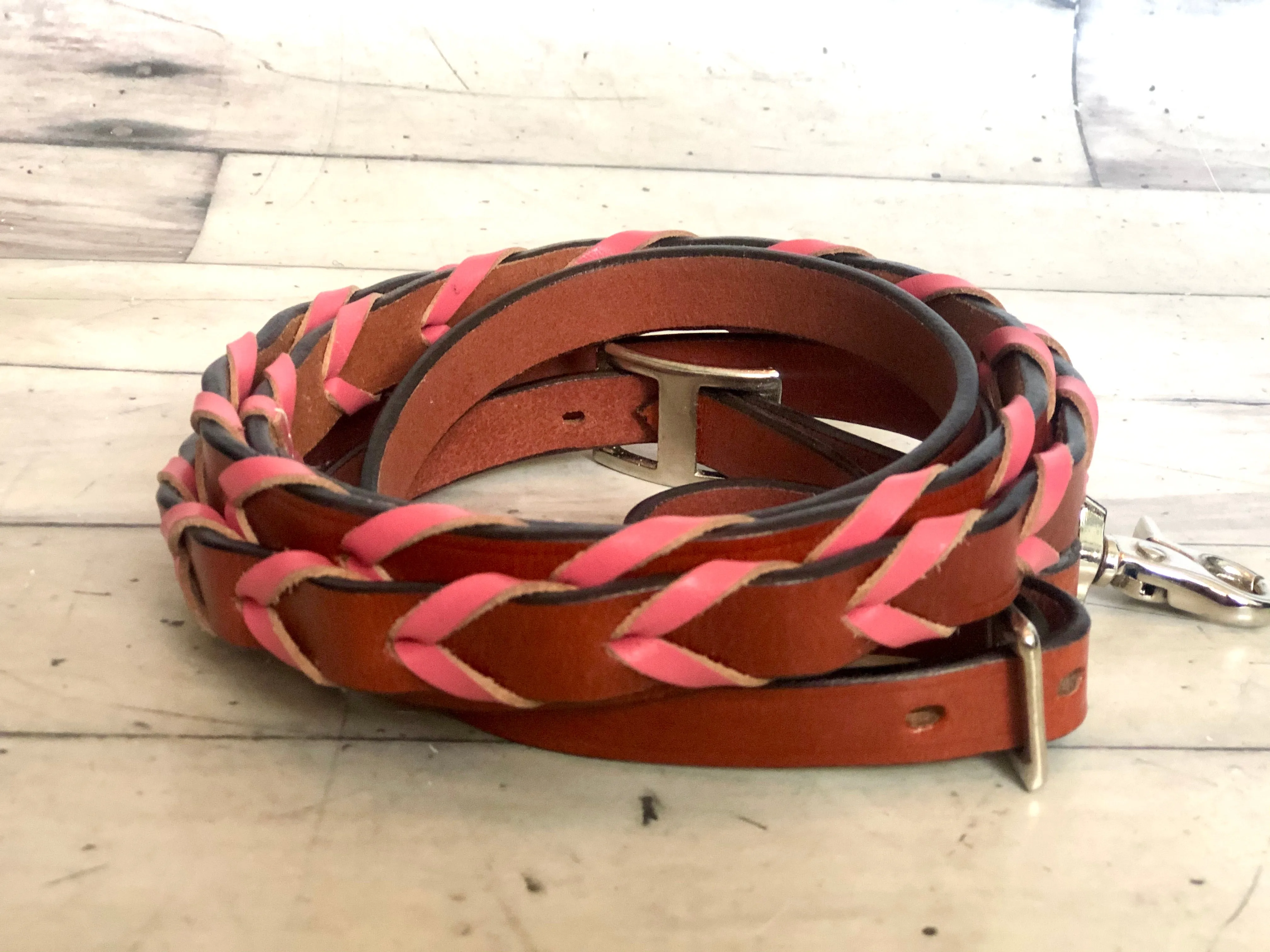 Leather Laced Barrel Reins