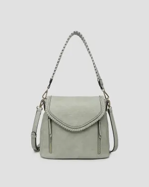 Lorelei | Double Zip Whipstitch Crossbody