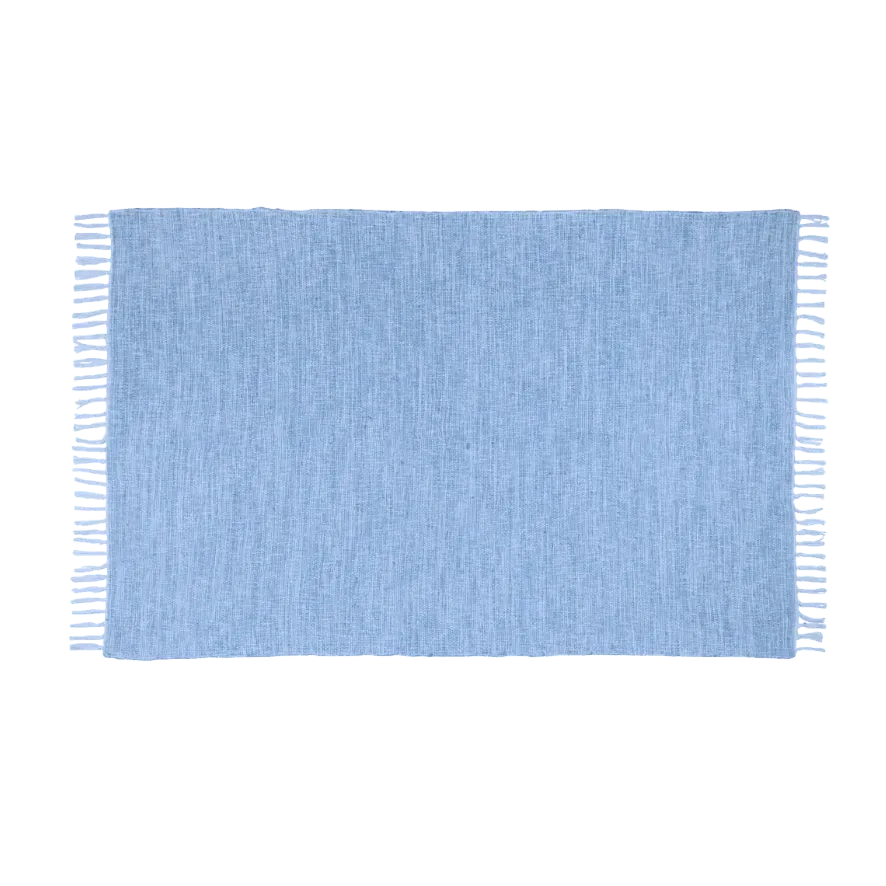 Maia Jute and Cotton Blend Area Rug with Tassels