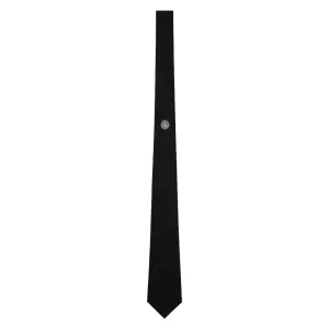MEDUSA SILK TIE BLACK