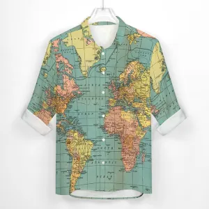 Men's Casual Printed Long Sleeve Shirt 2309000892