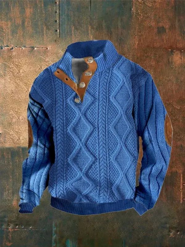 Men'S Casual Printed Sweatshirt