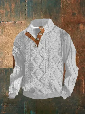 Men'S Casual Printed Sweatshirt