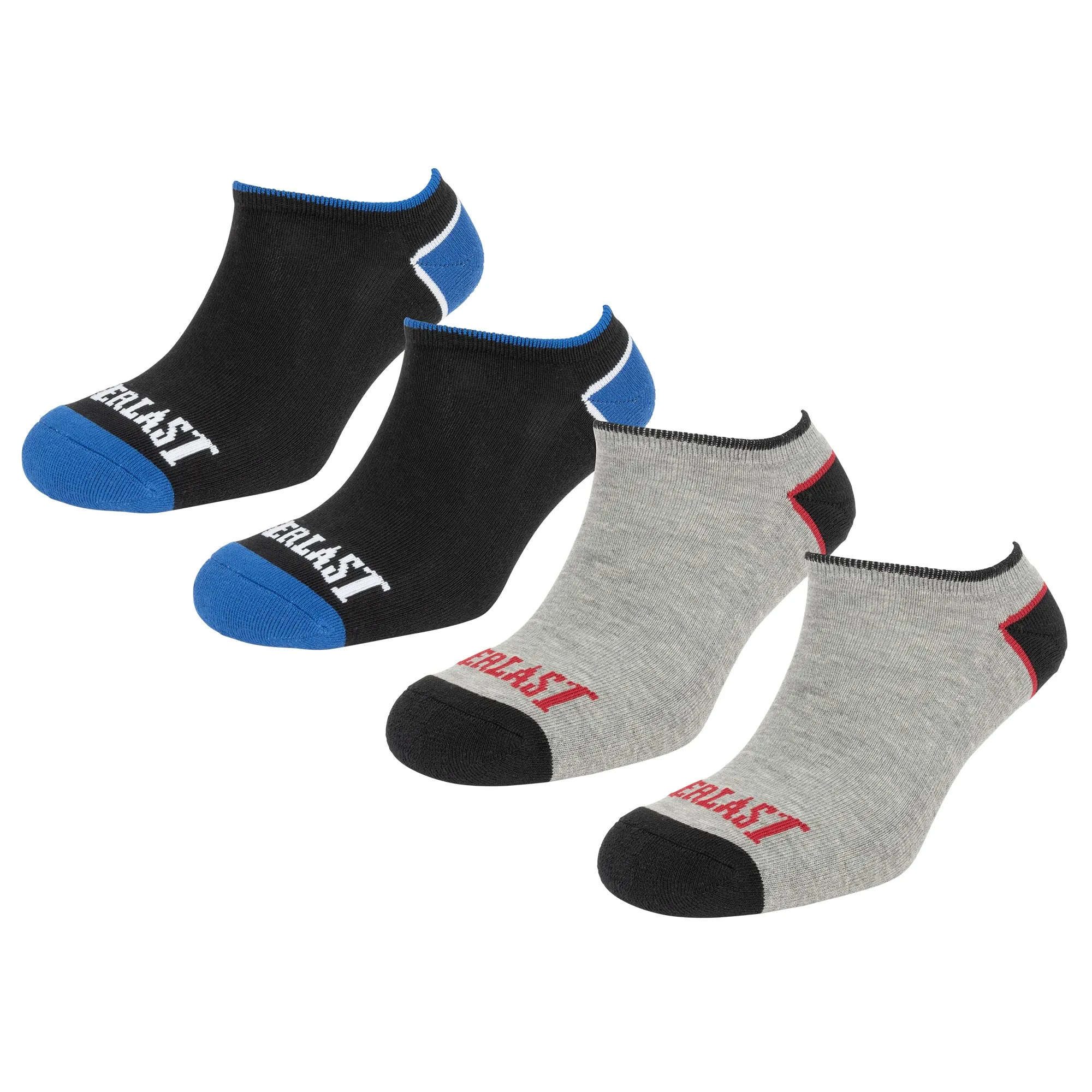 Men's No Show Socks - 4 Pack