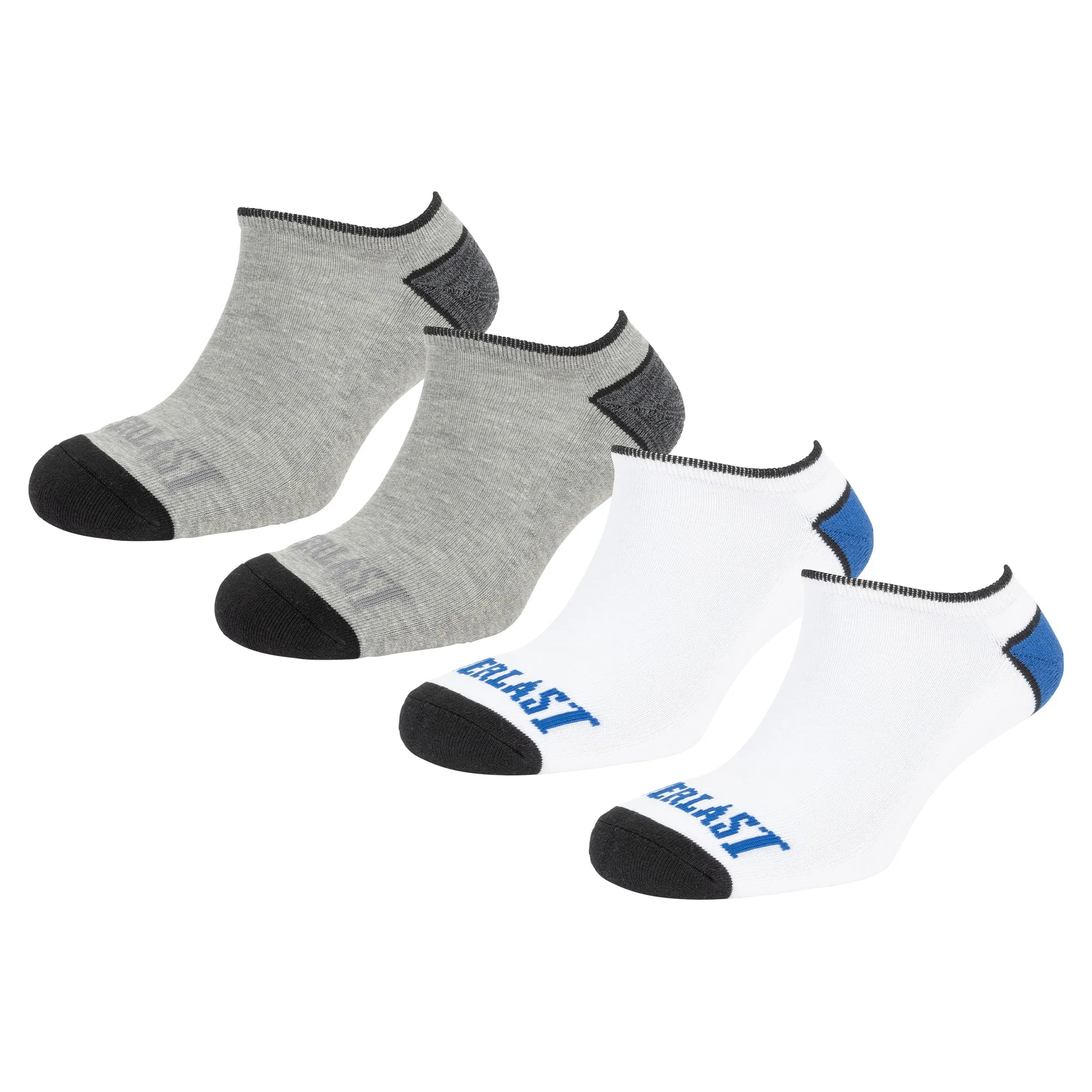 Men's No Show Socks - 4 Pack