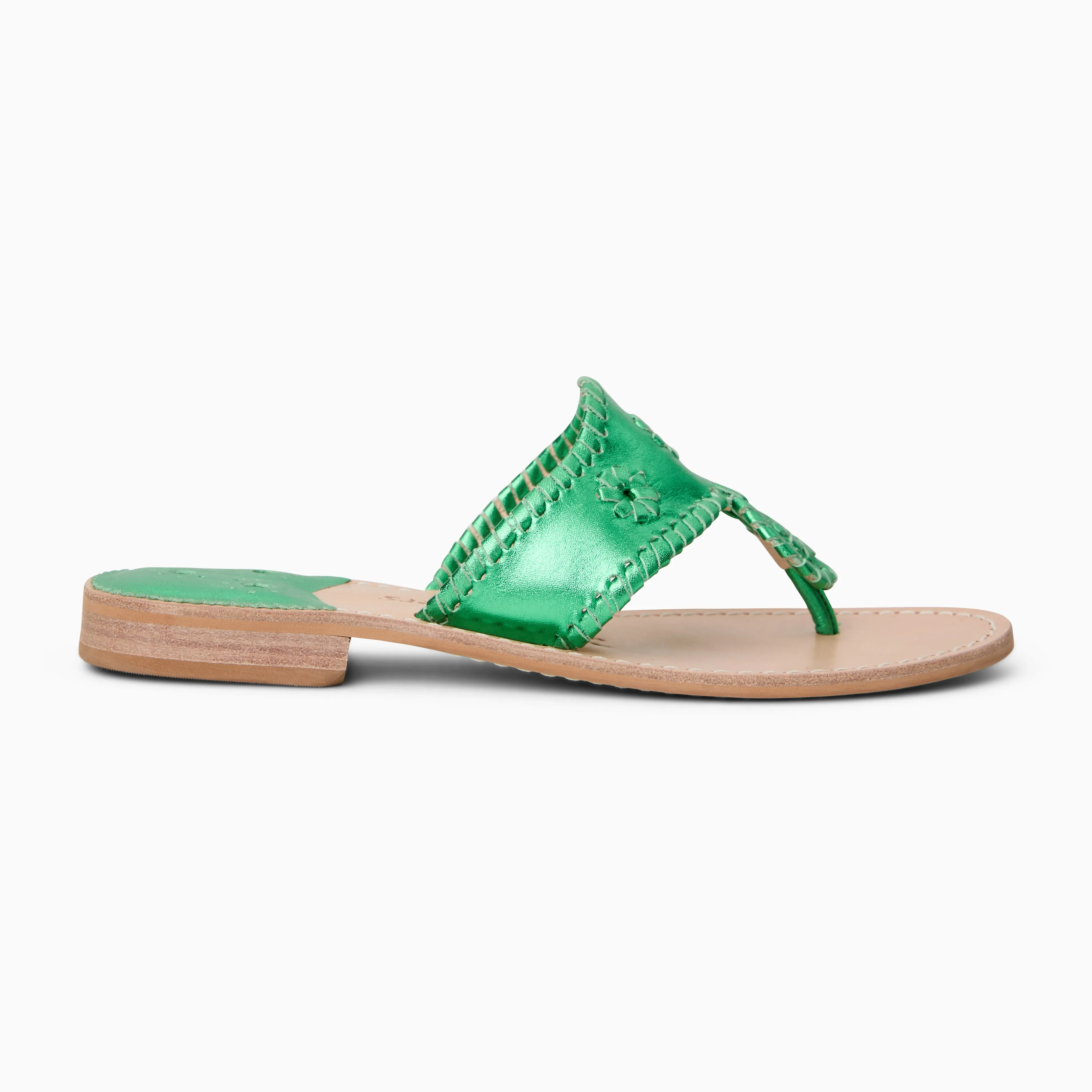 Metallic Jacks Flat Sandal