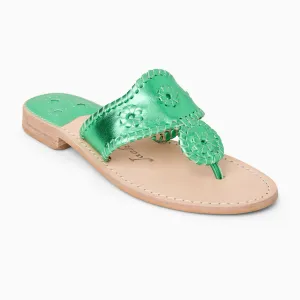 Metallic Jacks Flat Sandal