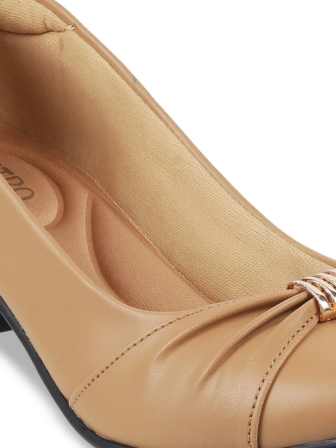 Metro Tan Kitten Pumps
