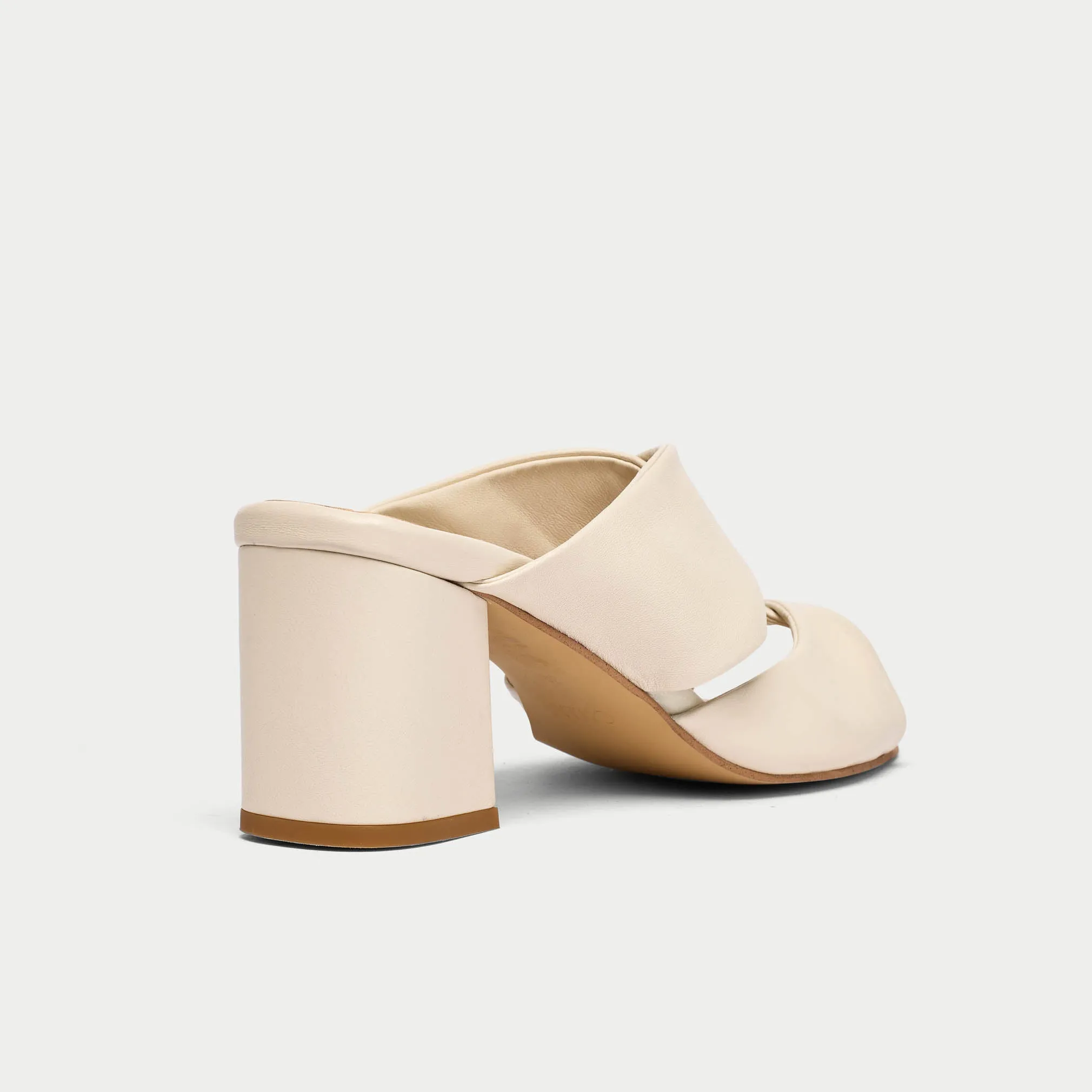 Mia - Off White Leather