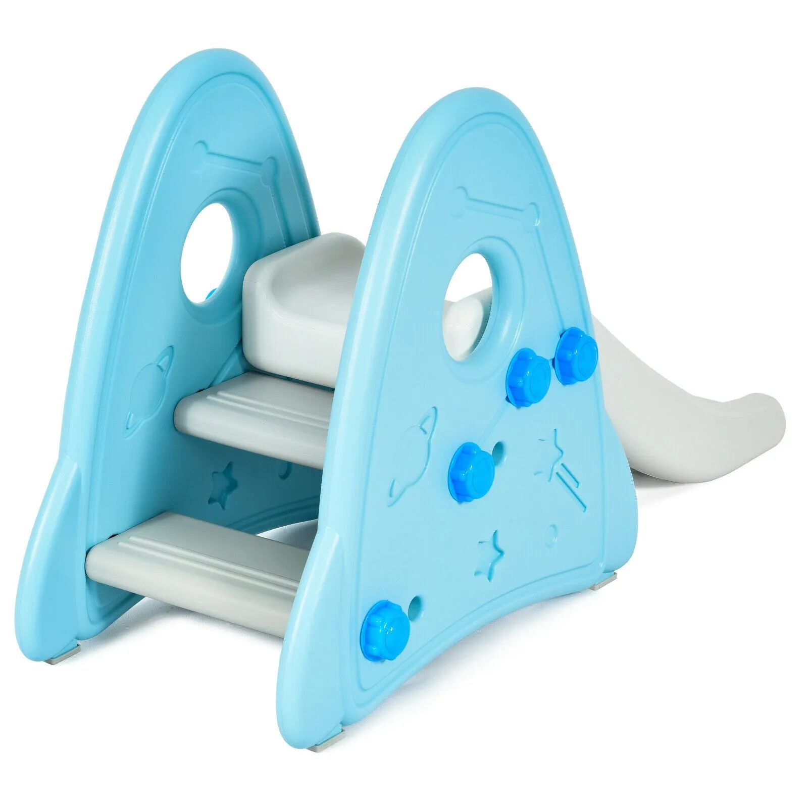My First Slide | Garden Climber Slide Set for Indoor & Outdoors | Pink or Blue | 6m 