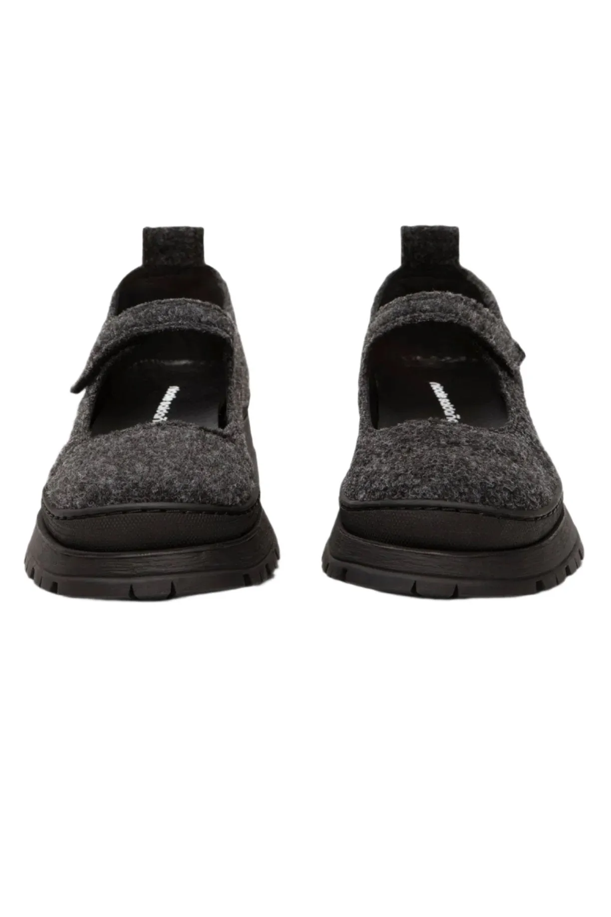 nadia / charcoal melange coating