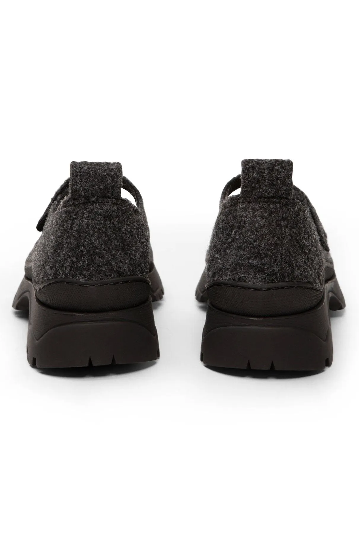 nadia / charcoal melange coating