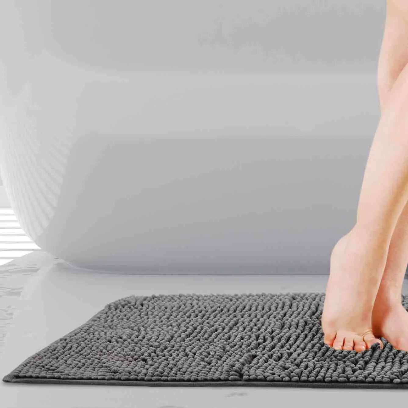 Noodle Bath Mat - Graphite