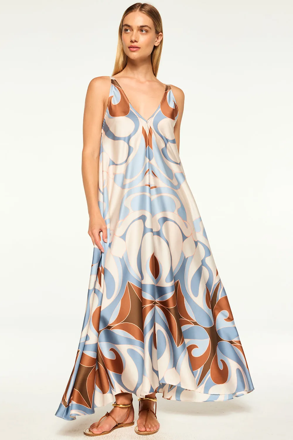 Notta Dress in Swans