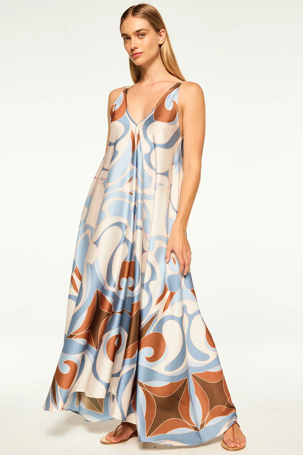 Notta Dress in Swans
