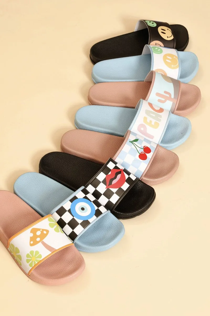 Novelty printed slides