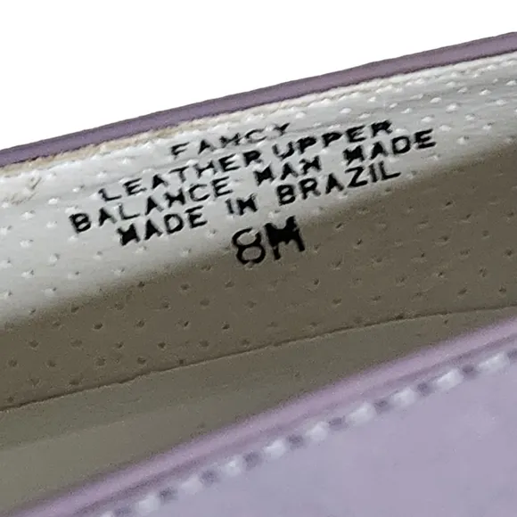 🤩NWOT ALXIA Women's Lilac Nobuck Patent Suede Kitten Heel Bow Open Toe 8M