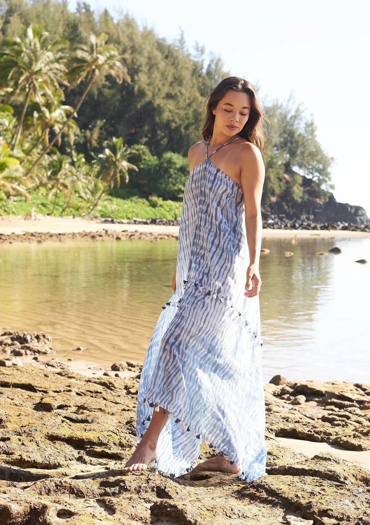 Oceanside Halter Dress