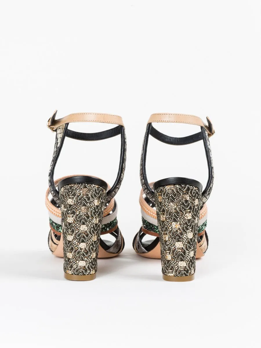 oscar multi-strap heel