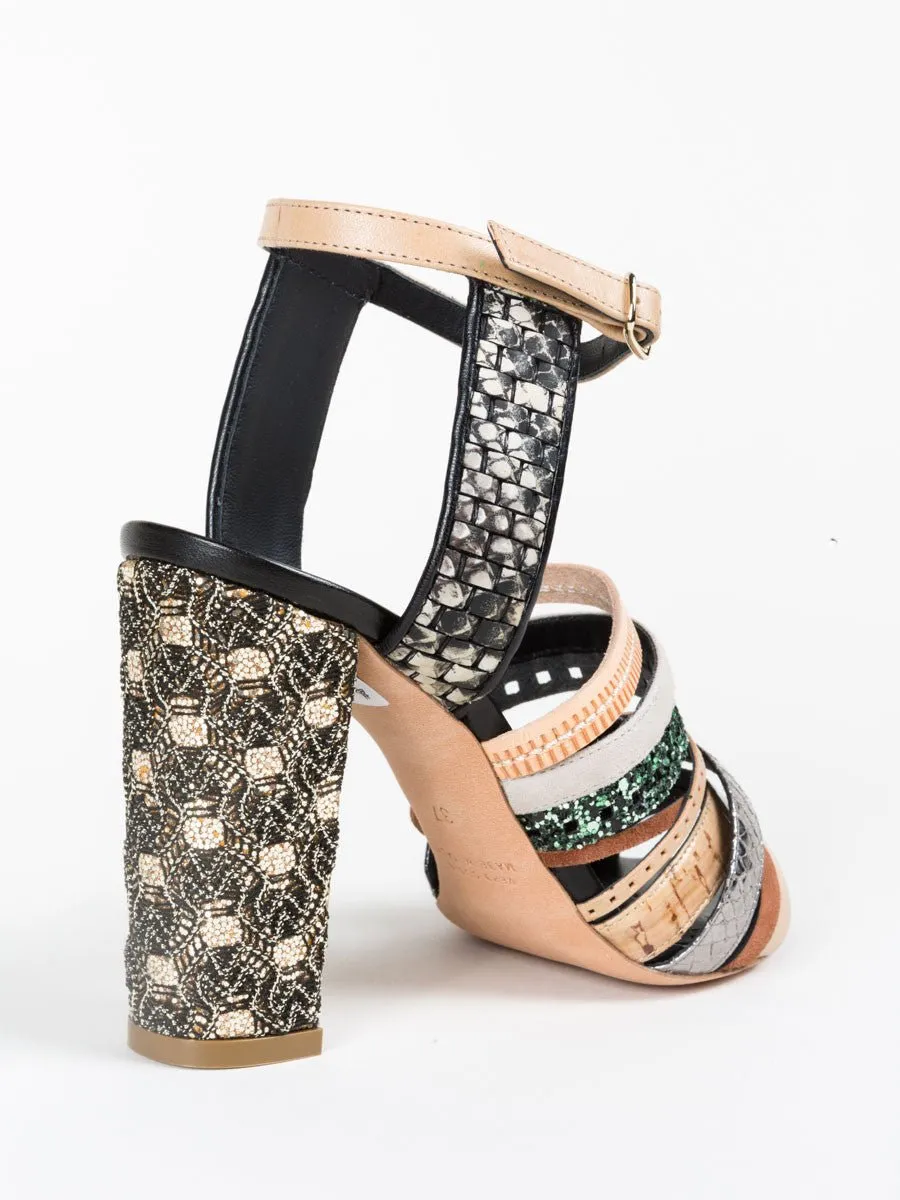 oscar multi-strap heel